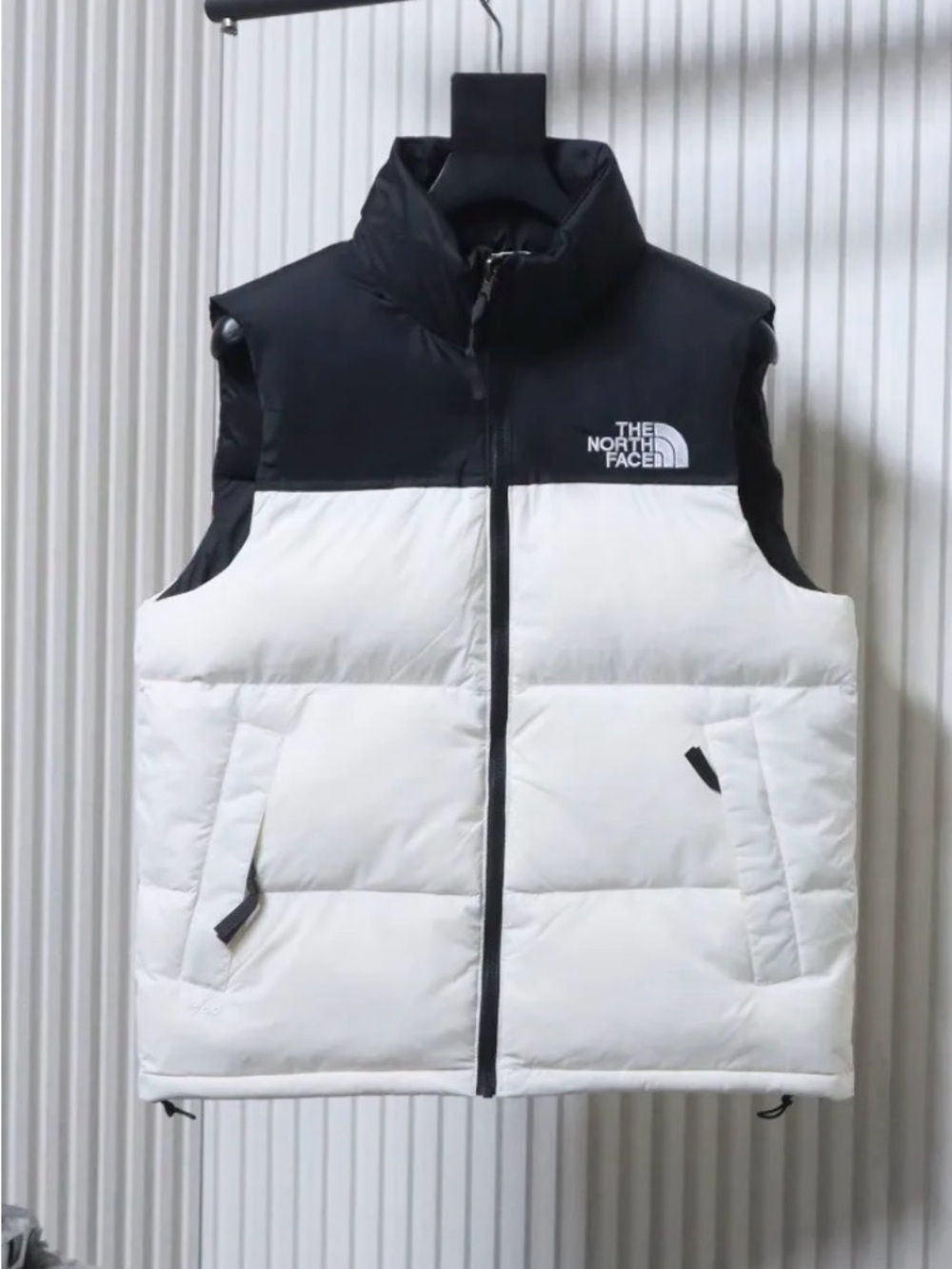 The North Face Black & White Puffer Vest